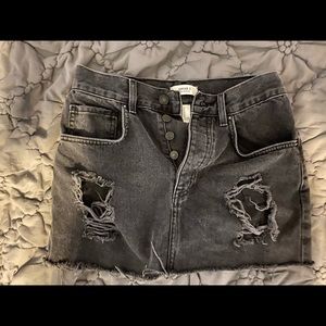 Forever 21 jean skirt